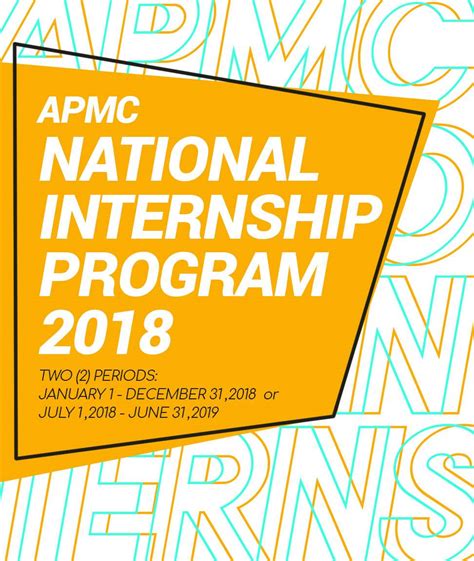 enips apmc|[APMC NATIONAL INTERNSHIP PROGRAM] It's Internship .